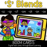 'S' Blends Boom Cards, -sc, -st, -sn, -sp, -sw, -sm, Dista
