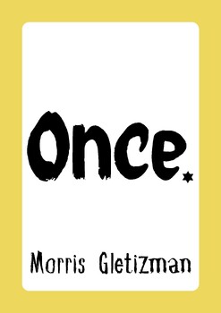 Preview of ONCE Book Poster Set by Morris Gleitzman