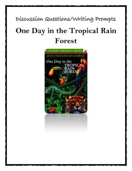 Preview of ONE DAY IN THE TROPICAL RAINFOREST Discussion Cards (Answer Key Included)