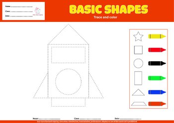 BASIC SHAPES Shape recognition math counting numbers pre visual FREE ...