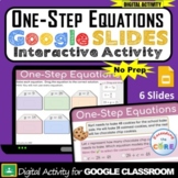ONE-STEP EQUATIONS | Interactive Activity | Google Slides 