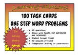 ONE STEP MATHS PROBLEMS - 100 Task Cards