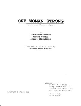 Preview of ONE WOMAN STRONG: A New One-Act Theatre Piece for Five Female Performers