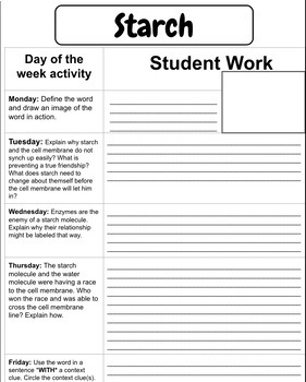 Preview of ONE YEAR Review Packet (Daily Practice) WORKBOOK for Living Environment