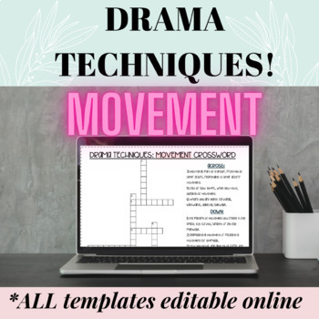 Preview of ONLINE LEARNING: The Drama Technique MOVEMENT! 