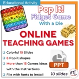 ONLINE games - Pop It Fidget! Awesome PPT Activities with a Die