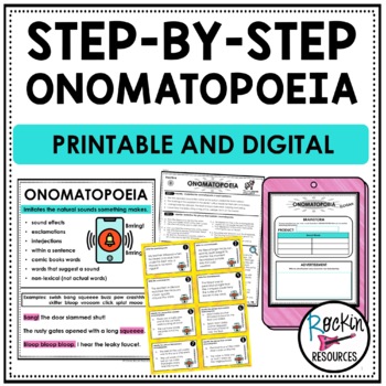 Preview of Figurative Language Onomatopoeia | Figurative Language Worksheets, Google Slides