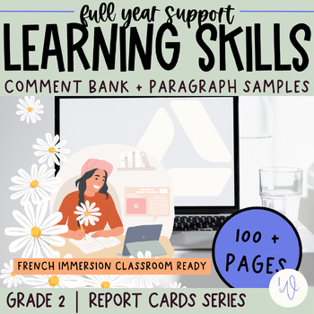 Preview of ONTARIO Primary Learning Skills Comments - Full Year (Includes Fr Immersion)