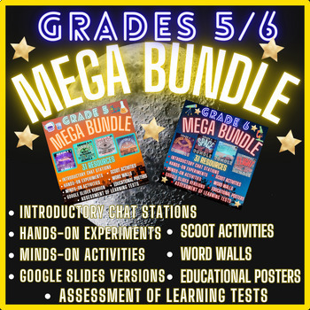 Preview of COMBINED GRADES 5/6 ONTARIO SCIENCE - ALL TOPICS - FULL YEAR MEGA BUNDLE