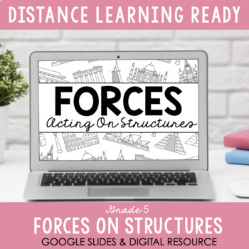 Preview of ONTARIO SCIENCE:Forces Acting On Structures - Digital Workbook #DistanceLearning