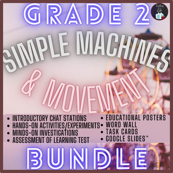 Preview of GRADE 2 SIMPLE MACHINES AND MOVEMENT - UNIT BUNDLE - 2022 ONTARIO SCIENCE