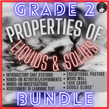 Preview of GRADE 2 PROPERTIES OF LIQUIDS AND SOLIDS - UNIT BUNDLE - 2022 ONTARIO SCIENCE