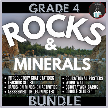 Preview of GRADE 4 ROCKS, MINERALS AND GEOLOGICAL PROCESSES - BUNDLE - 2022 ONTARIO SCIENCE