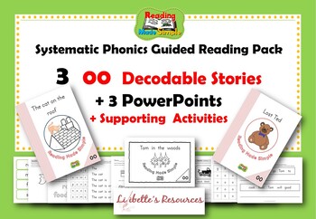 Preview of OO: 3 Decodable Guided Reading PowerPoints + Matching Books + Activities