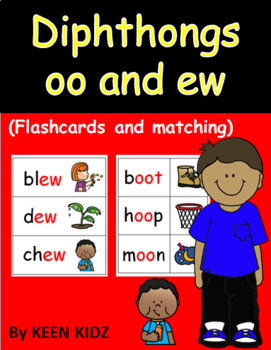Preview of OO AND EW FLASHCARDS AND MATCHING