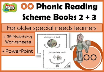 Preview of Phonic Reading Scheme for Older Pupils + PowerPoint + Worksheets: Bks 2 + 3: OO