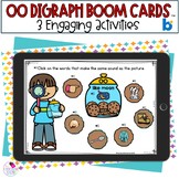 OO Vowel Digraphs Phonics BOOM Cards