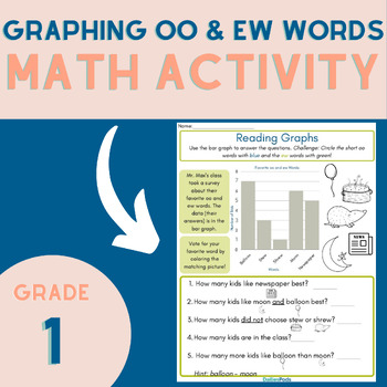 Preview of OO & EW Word Graphing | Printable Integrated Skills Activity