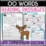 OO Sound Reading Passages with Comprehension Questions