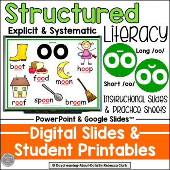 Preview of Long OO Short OO Phonics Lessons | Structured Literacy