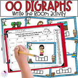 OO Sound Vowel Digraphs - Phonics Activity - Write the Room