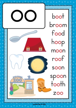 OO Vowel Digraph Games-Activities-Worksheets by Lavinia Pop | TpT