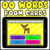 OO Words Boom Cards Picture Word Match: OO Sound