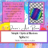 OP ART - Simple Optical Illusions - Sphere