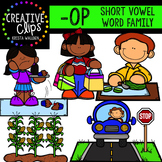 OP Short O Word Family {Creative Clips Digital Clipart}