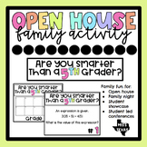 OPEN HOUSE/FAMILY NIGHT ACTIVITY [Are you smarter than a 5