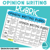 OPINION WRITING RUBRIC