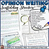 OPINION WRITING: STRUCTURAL COMPONENTS: PRINT-N-GO SHEETS