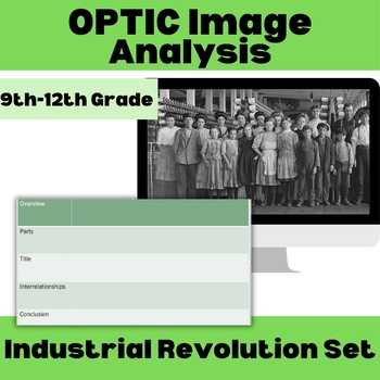 Preview of OPTIC Image Analysis | First Industrial Revolution | 9th, 10th,11th, 12th Grade