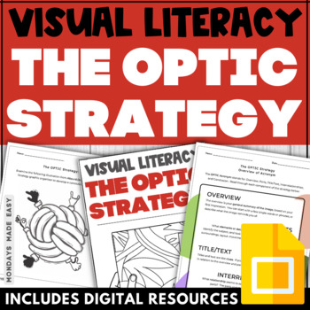 Preview of Visual Literacy Lesson - The OPTIC Strategy for Visual Analysis - Digital, Print