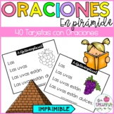 Spanish Fluency Pyramids | Oraciones en Pirámide | Fluidez