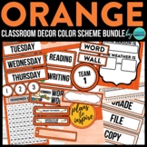 Orange Theme Classroom Decor