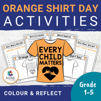 Preview of ORANGE SHIRT DAY | Colouring Pages & Activities - Truth & Reconciliation