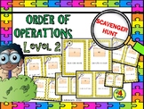 ORDER OF OPERATIONS (Level 2) Scavenger Hunt Task Cards