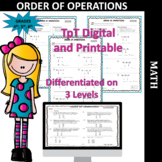 5TH GRADE ORDER OF OPERATIONS (TPT DIGITAL)