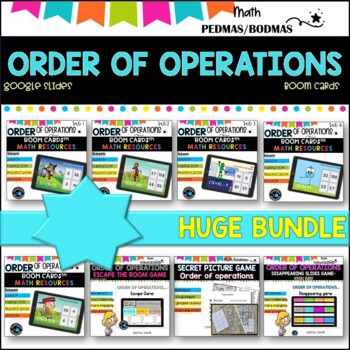 Preview of ORDER OF OPERATIONS l DIGITAL GAMES l  Huge bundle