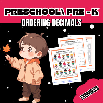 Preview of ORDERING DECIMALS WORKSHEETS - INCLUDED