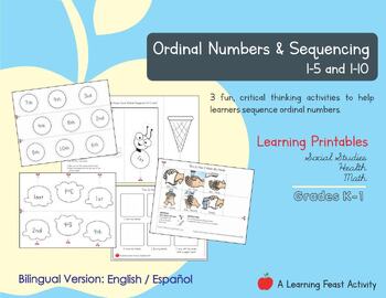 Preview of ORDINAL NUMBER SEQUENCING 1-10