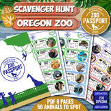 OREGON ZOO  Game Passport Game - SCAVENGER HUNT - ZOO DIPLOMA