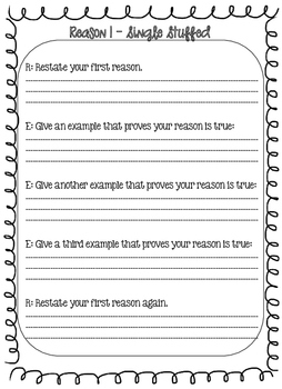 OREO Opinion Writing - 5 paragraph organizer and rubric by