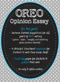 OREO Opinion Writing - 5 paragraph organizer and rubric