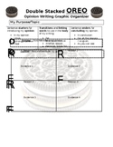 OREO Opinion Writing Graphic Organizer