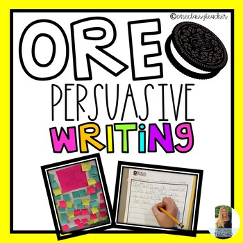 Preview of OREO Persuasive/Opinion Writing