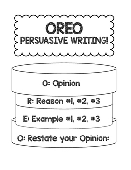 persuasive writing oreo method