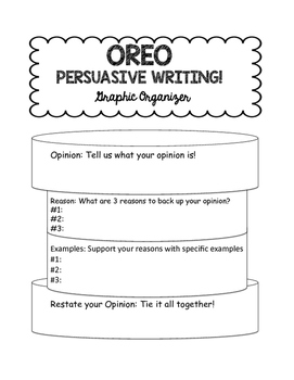 OREO Persuasive Writing! by One Classy Teacher | TpT