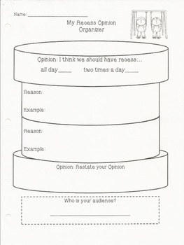 OREO Persuasive Writing Organizers by Kayla Jarvis | TpT